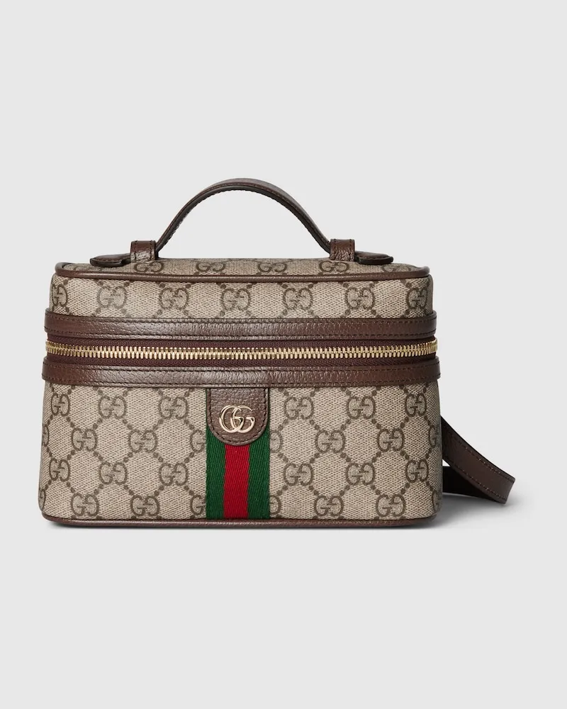 Gucci Kleine Ophidia Kosmetiktasche Beige