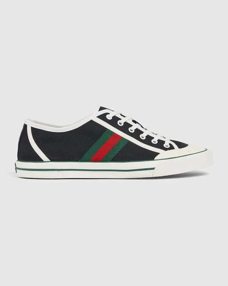 Gucci Tennis 1977 Herrensneaker, Größe Schwarz