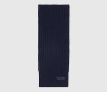 Schal aus Wollstrick Mit Logo