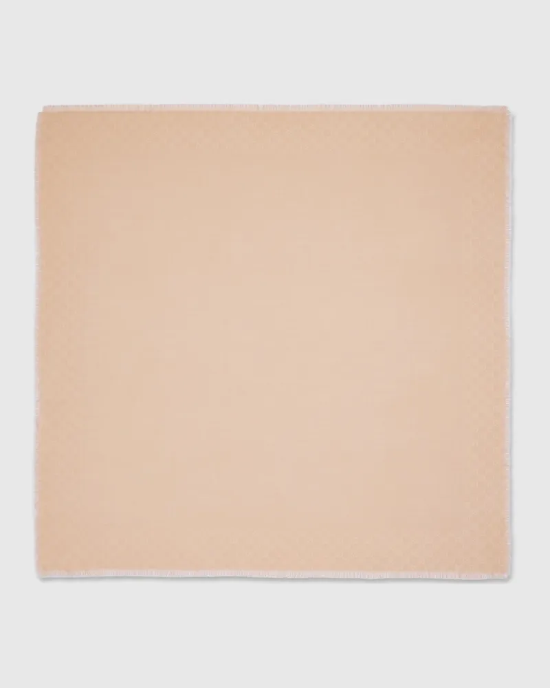 Gucci Halstuch aus GG Woll- Und Seidenjacquard Pink
