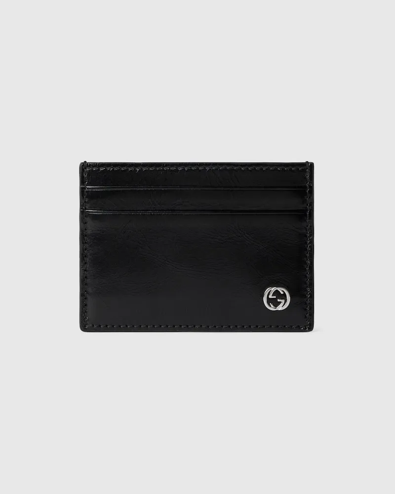 Gucci Kartenetui mit GG Schwarz