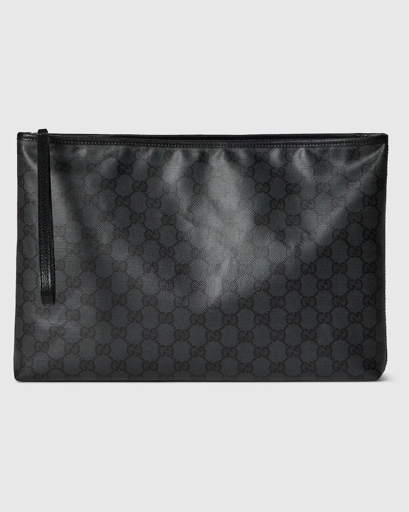 Gucci Mittelgroßer Essence Classic Portfolio-Koffer Schwarz