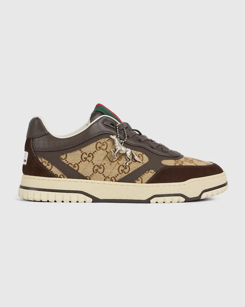 Gucci Baskets Re-Web Pour Homme, Taille Marron