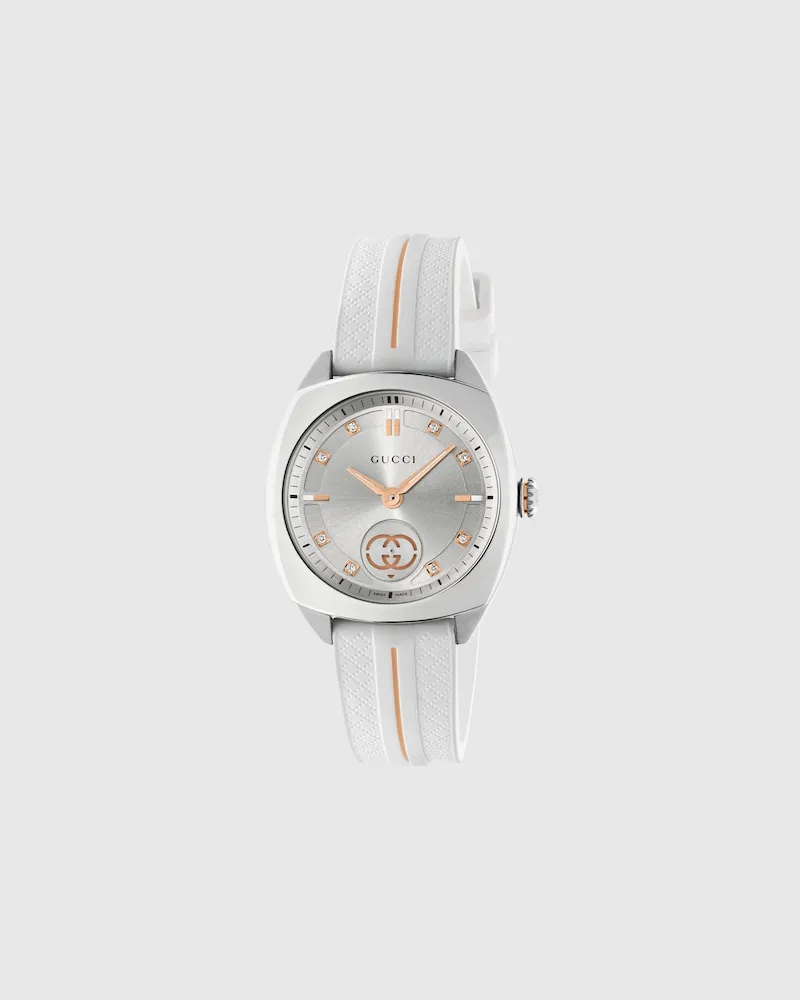 Gucci Interlocking Uhr, 29 mm Silver