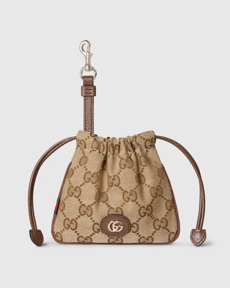 Gucci Minuet Pouch-Anhänger Beige