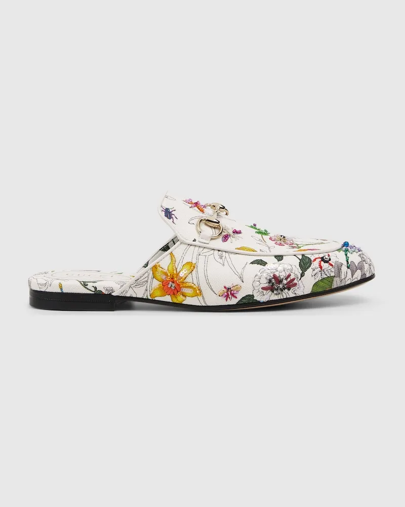Gucci Princetown Damenslipper, Größe Mehrfarbige