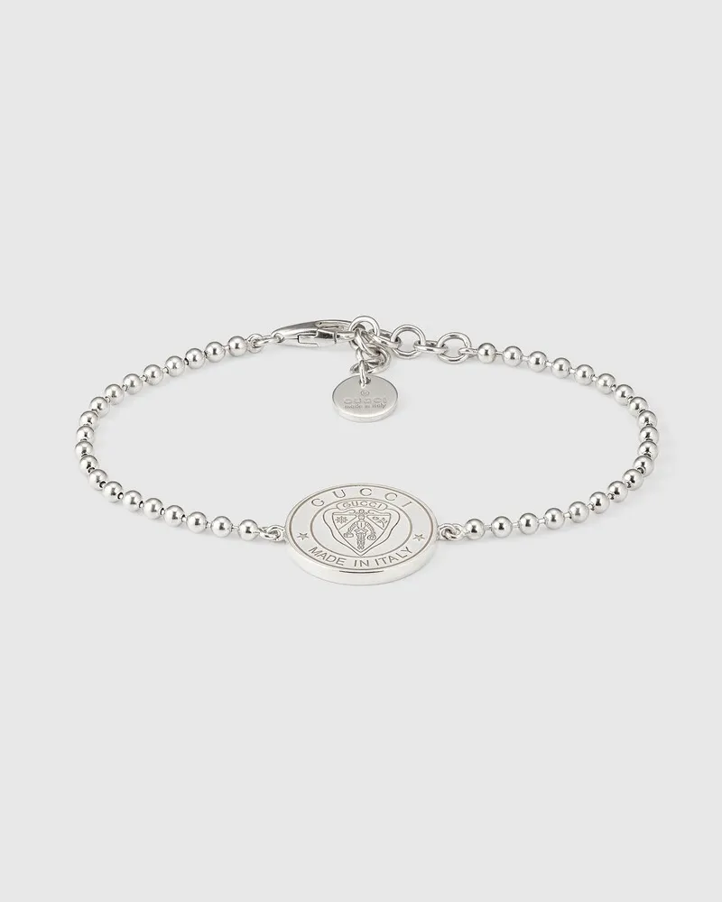 Gucci Crest Kugelarmband Silber