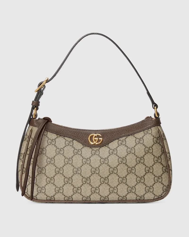 Gucci Kleine Ophidia Schultertasche Beige