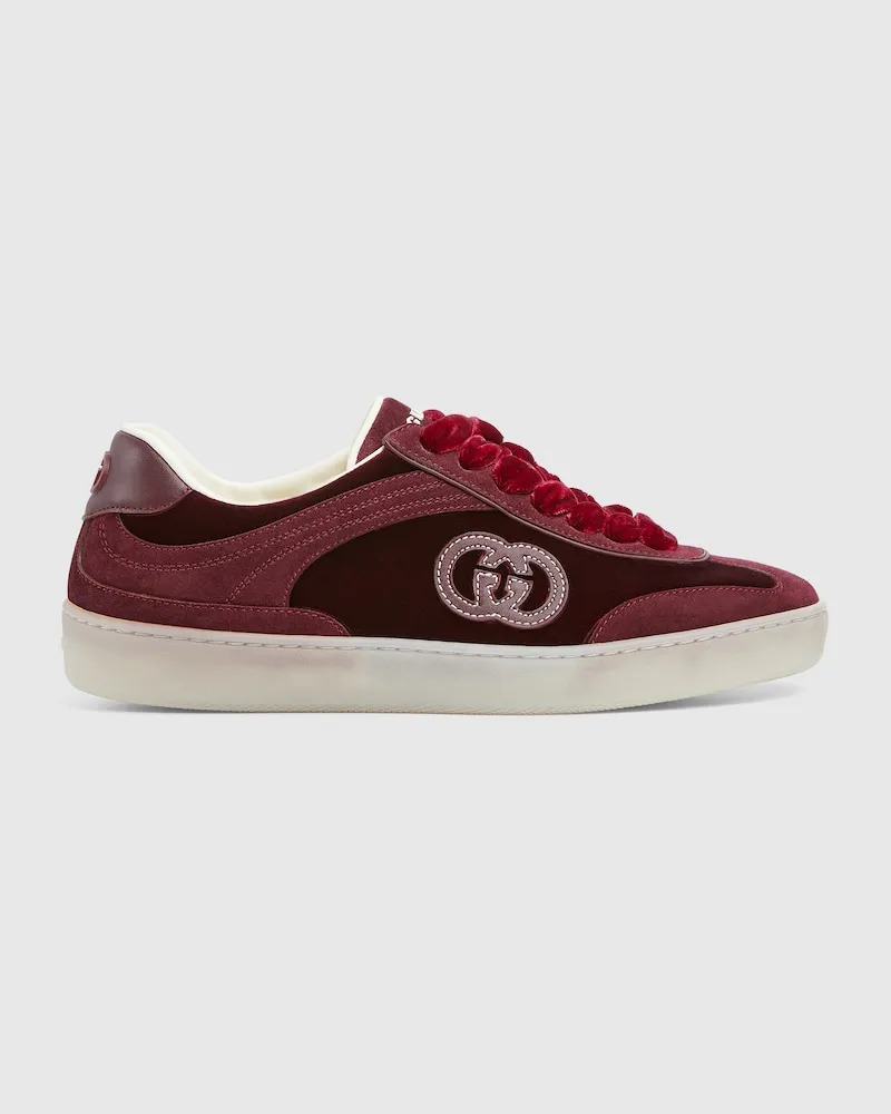 Gucci G75 Damensneaker, Größe Bordeauxrot