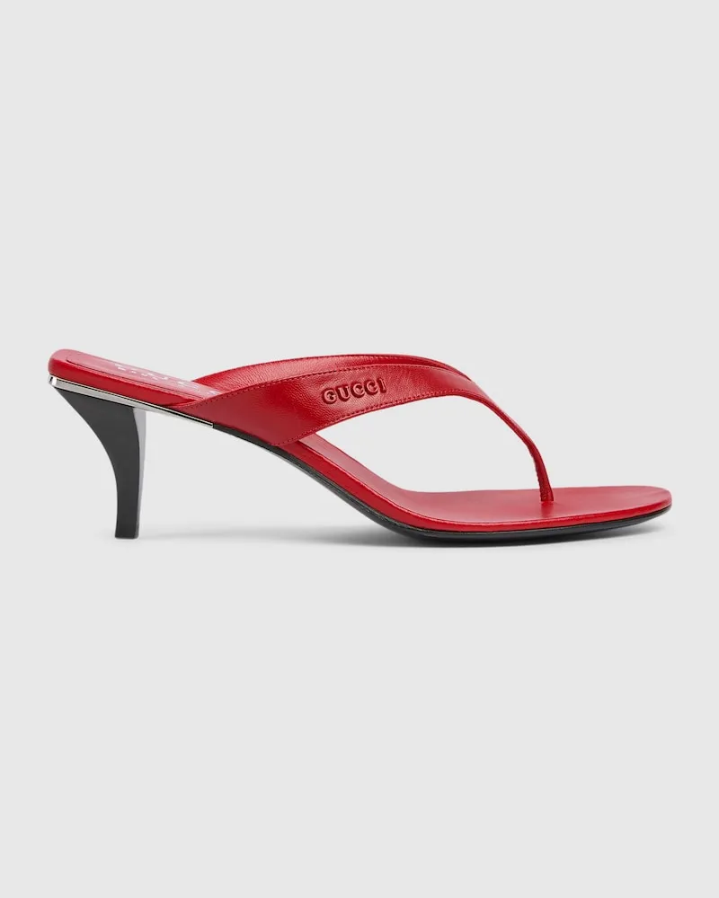 Gucci Vittoria Damen-Zehensandale Rot
