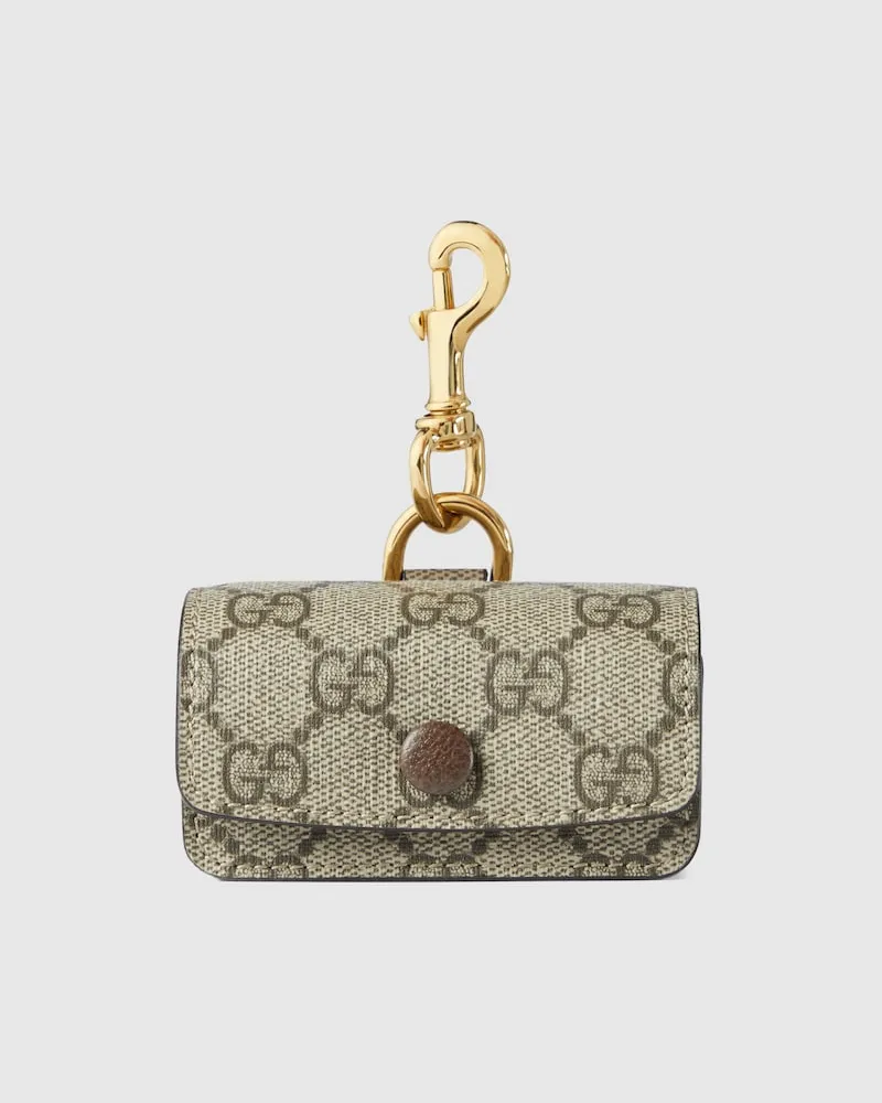 Gucci Tasche Für Hundekotbeutel Mit GG Beige