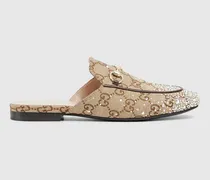 Princetown Damenslipper Mit Kristallbesetztem Horsebit, Größe