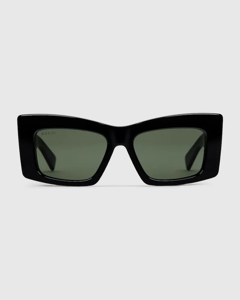Gucci Sonnenbrille Mit Eckigem Rahmen Schwarz