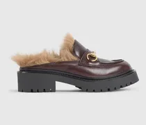 Damen-Mules mit Horsebit Und Profilsohle