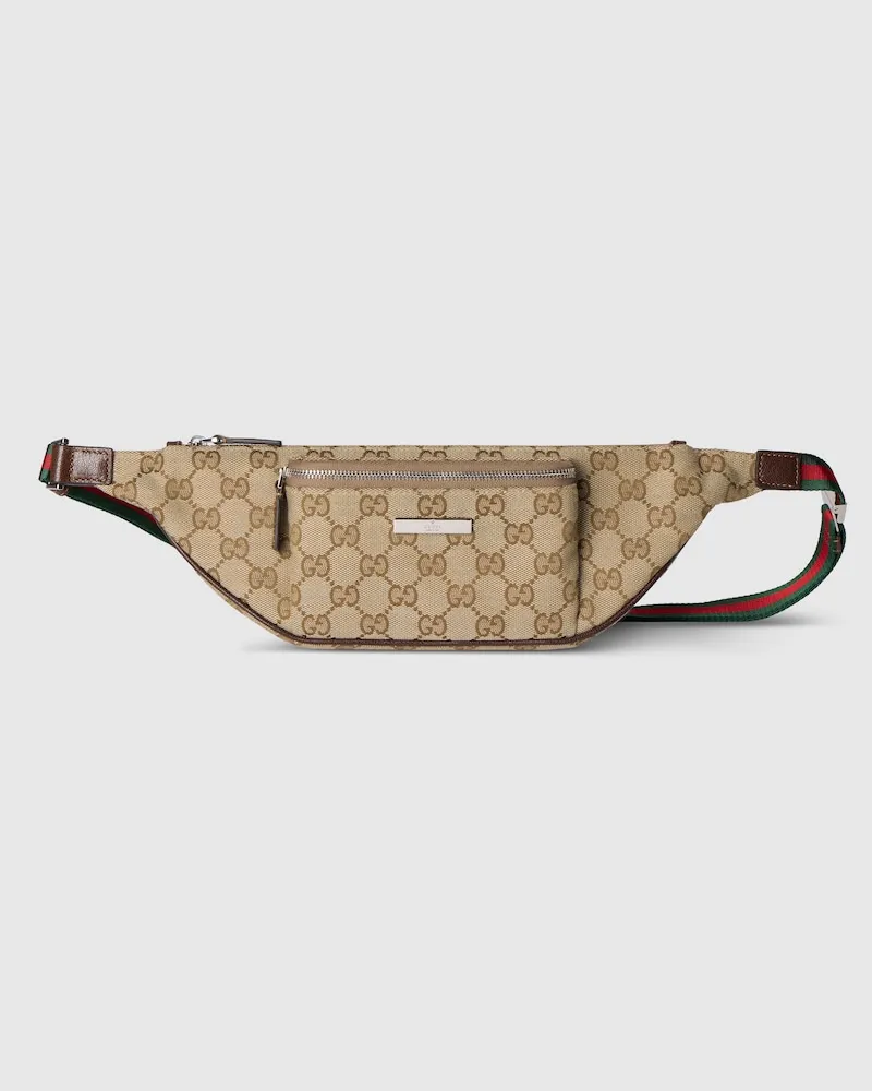 Gucci Tag Kleine Gürteltasche Beige