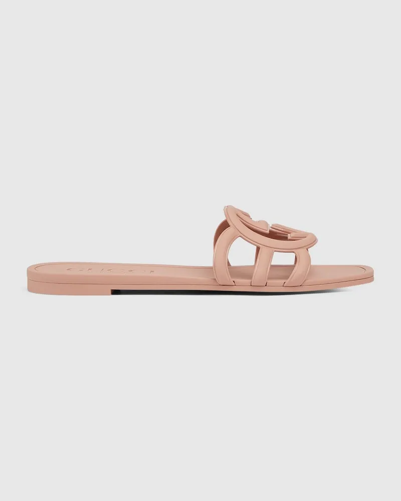 Gucci Damenpantolette Mit GG, Größe Braun