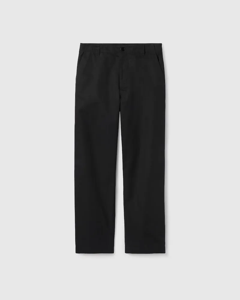 Gucci Hose aus Baumwolltwill Mit Web-Detail, Größe Schwarz