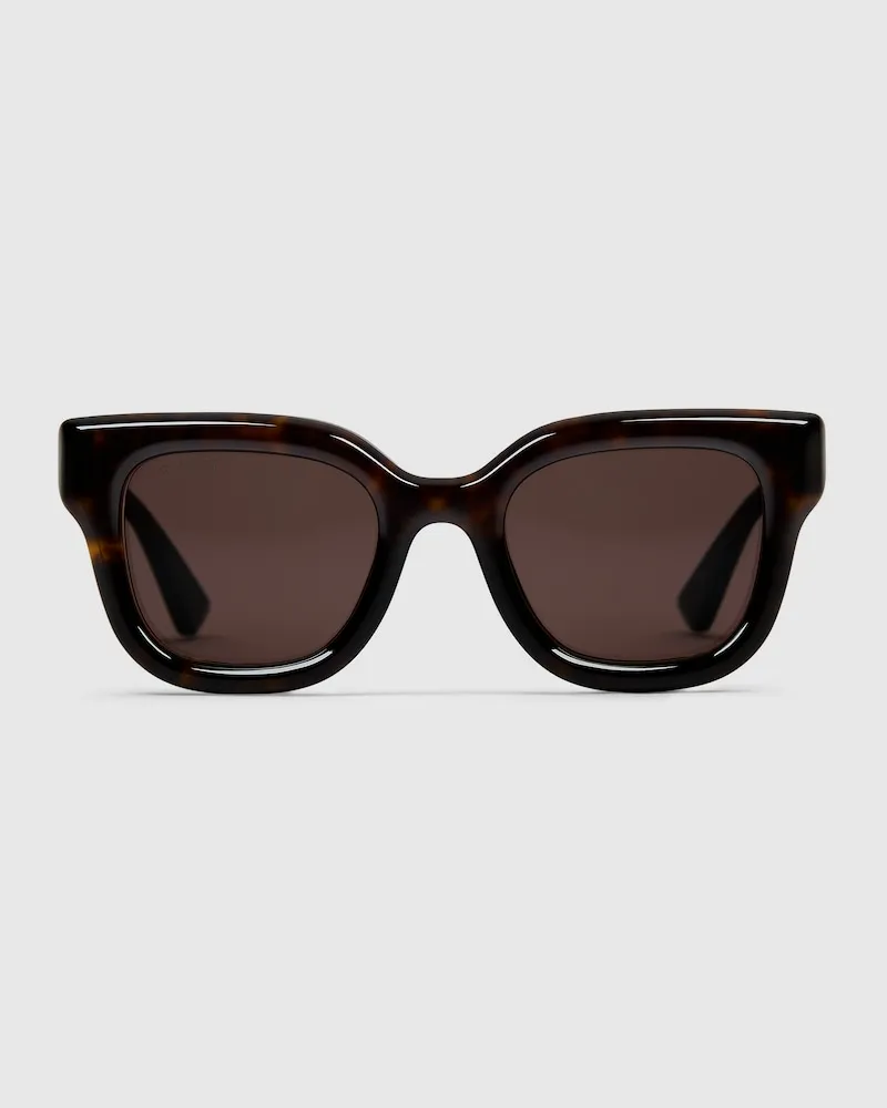 Gucci Sonnenbrille mit Rundem Rahmen Braun