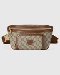 Gucci Große GG Gürteltasche Beige