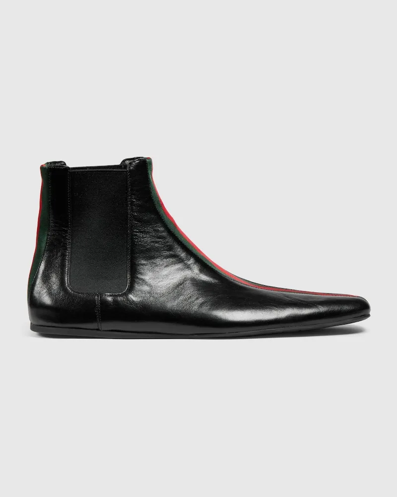 Gucci Herren Cupertino Stiefelette Schwarz