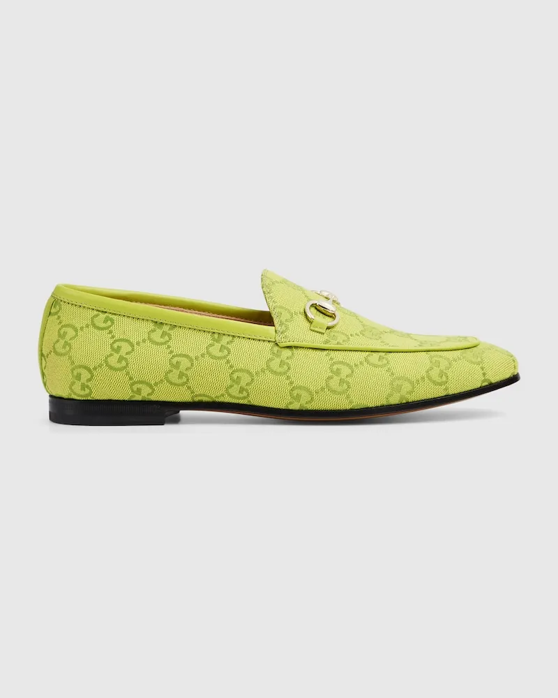 Gucci Jordaan Damenloafer, Größe Grün