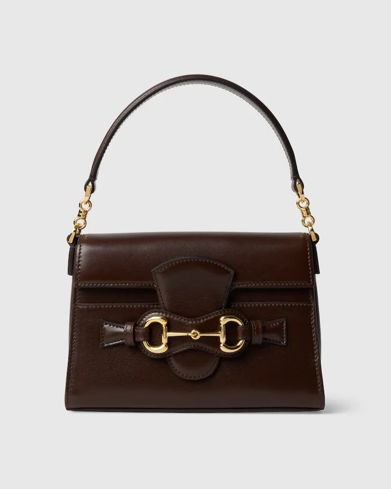 Gucci Horsebit Duomo Kleine Henkeltasche Braun