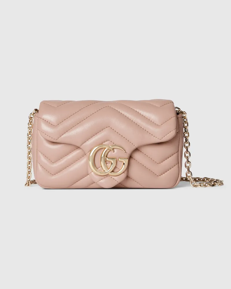 Gucci GG Marmont Mini-Schultertasche Beige