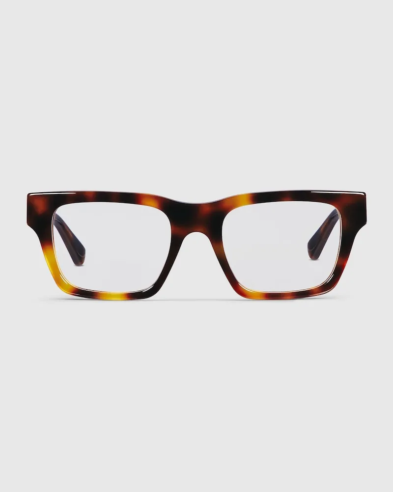 Gucci Sonnenbrille Mit Rechteckigem Rahmen Braun