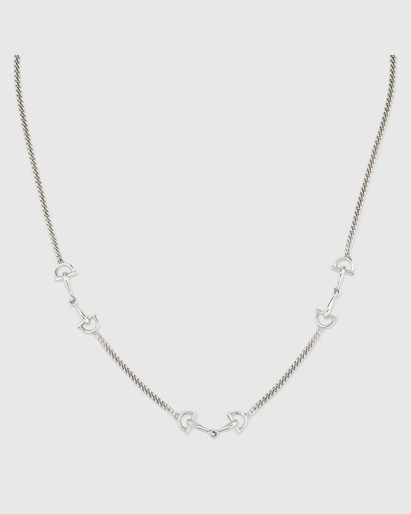 Gucci Staffa Halskette Silber