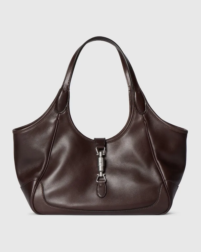 Gucci Kleiner Mercato Shopper Braun