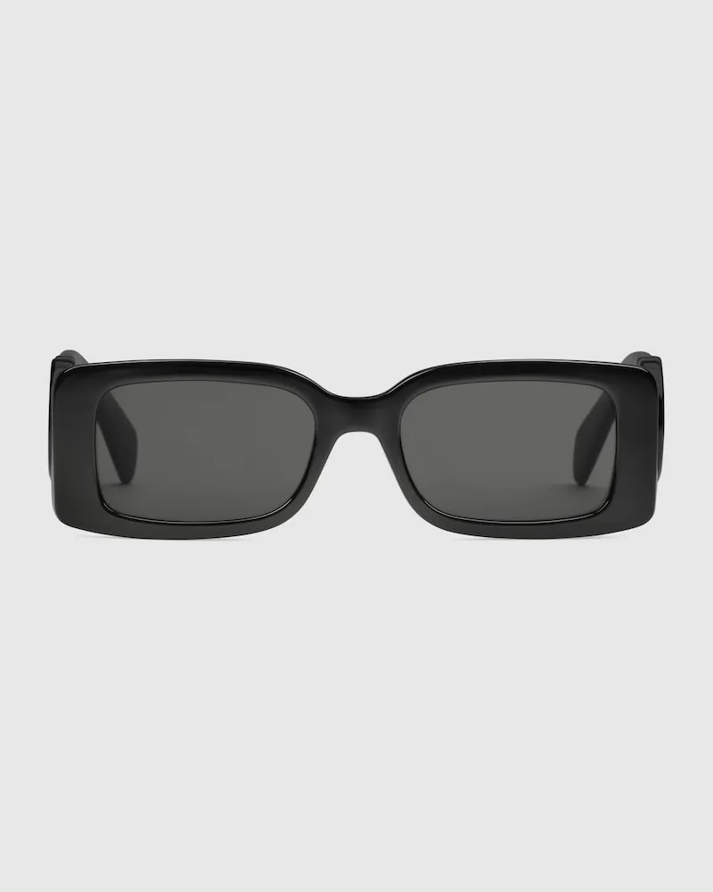 Gucci Sonnenbrille Mit Rechteckigem Rahmen Schwarz