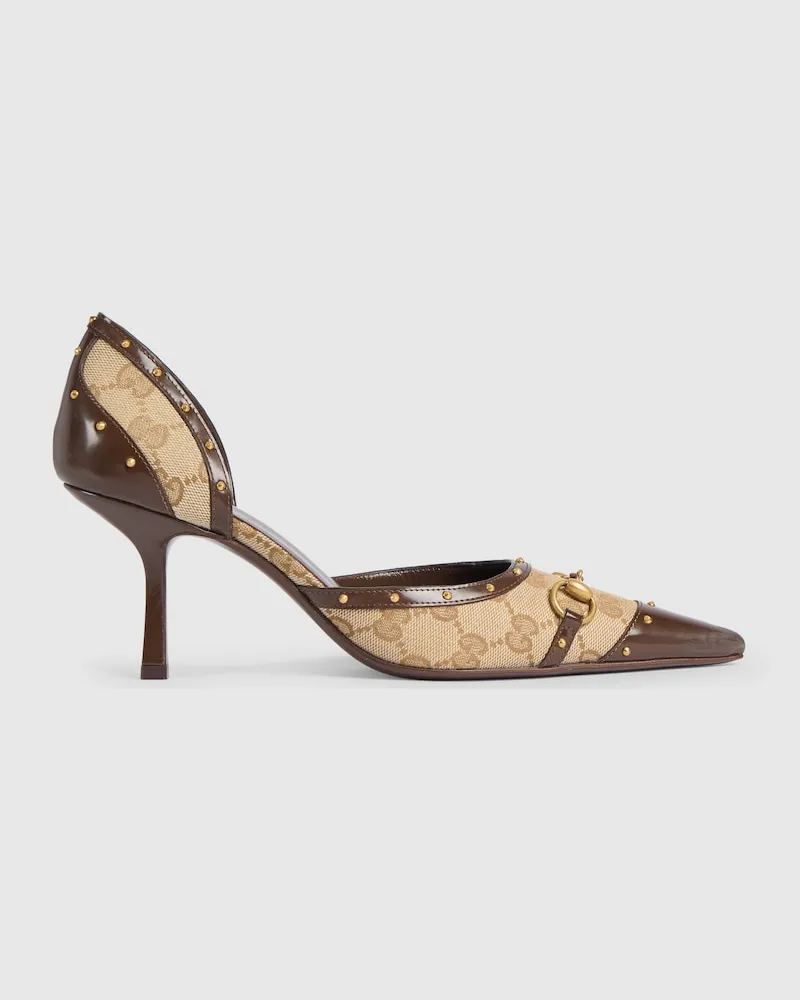 Gucci Savoy Damenpumps Weiß