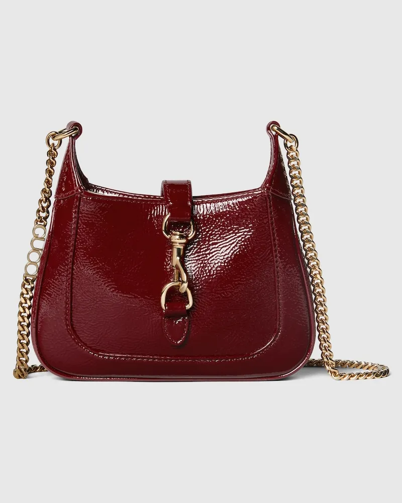 Gucci Jackie Notte Mini-Tasche Bordeauxrot