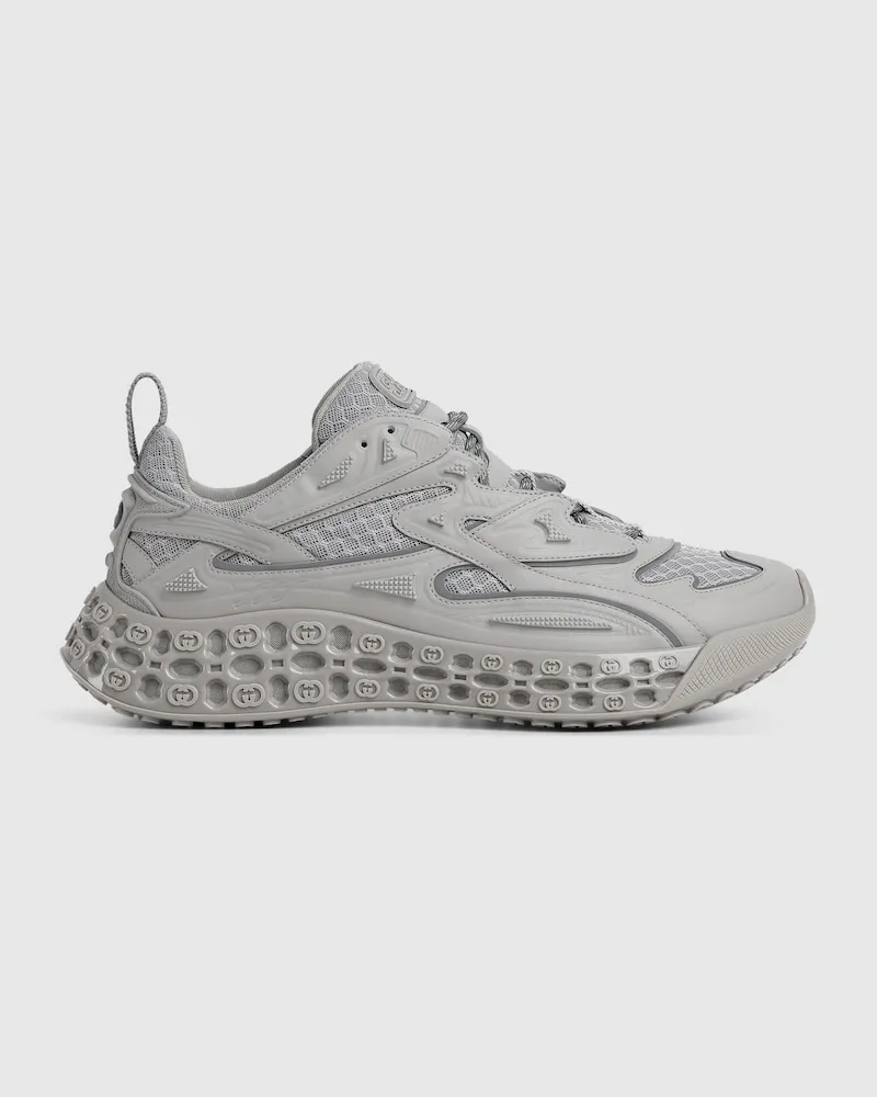 Gucci cub3d Herrensneaker, Größe Grau