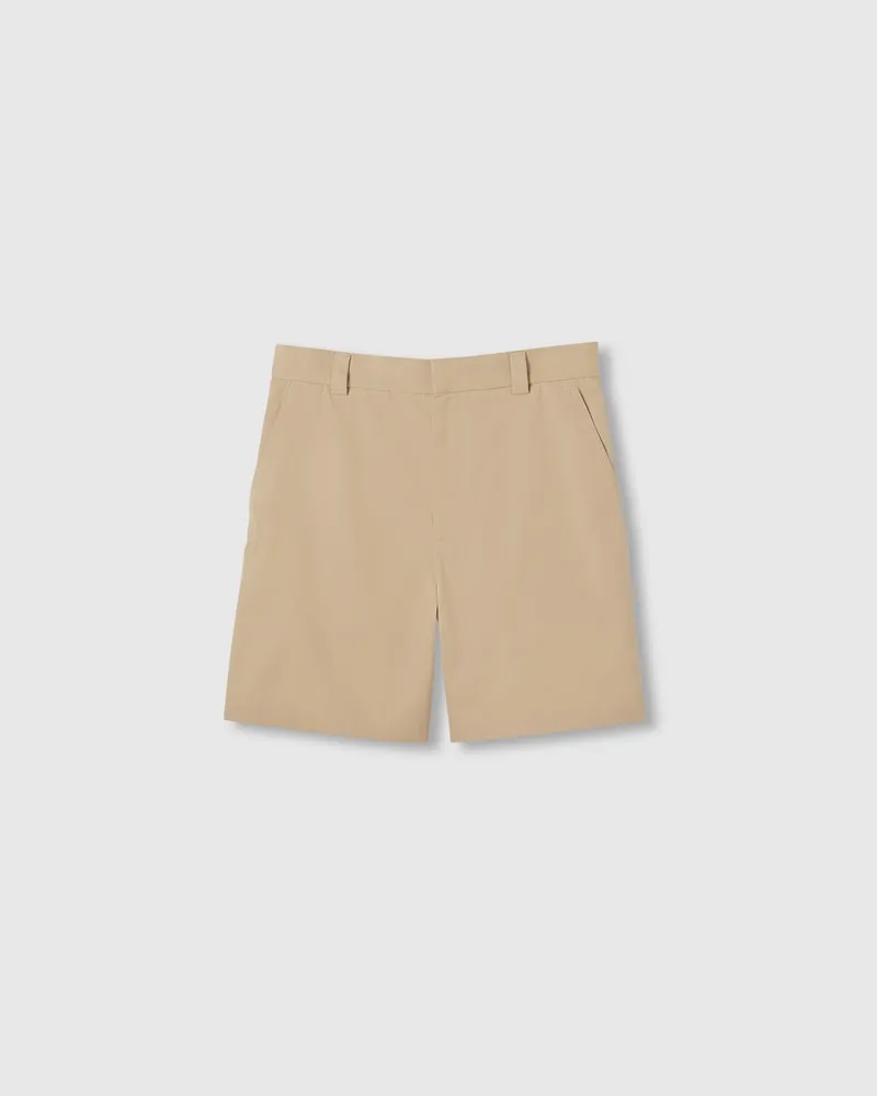 Gucci Shorts aus Baumwolltwill-Doppelgewebe Mit Web, Größe Nude