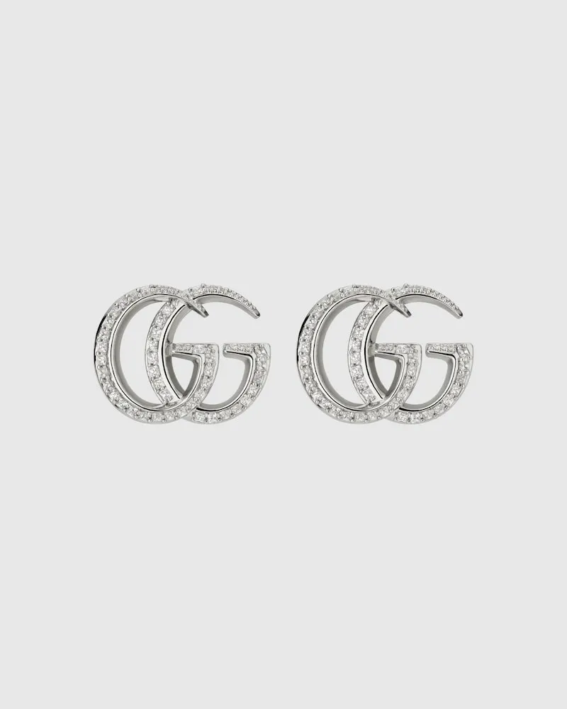Gucci GG Marmont Ohrstecker mit Kristallen Undefined