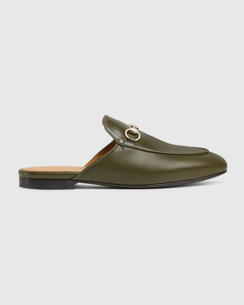 Gucci Princetown Damenslipper, Größe Grün
