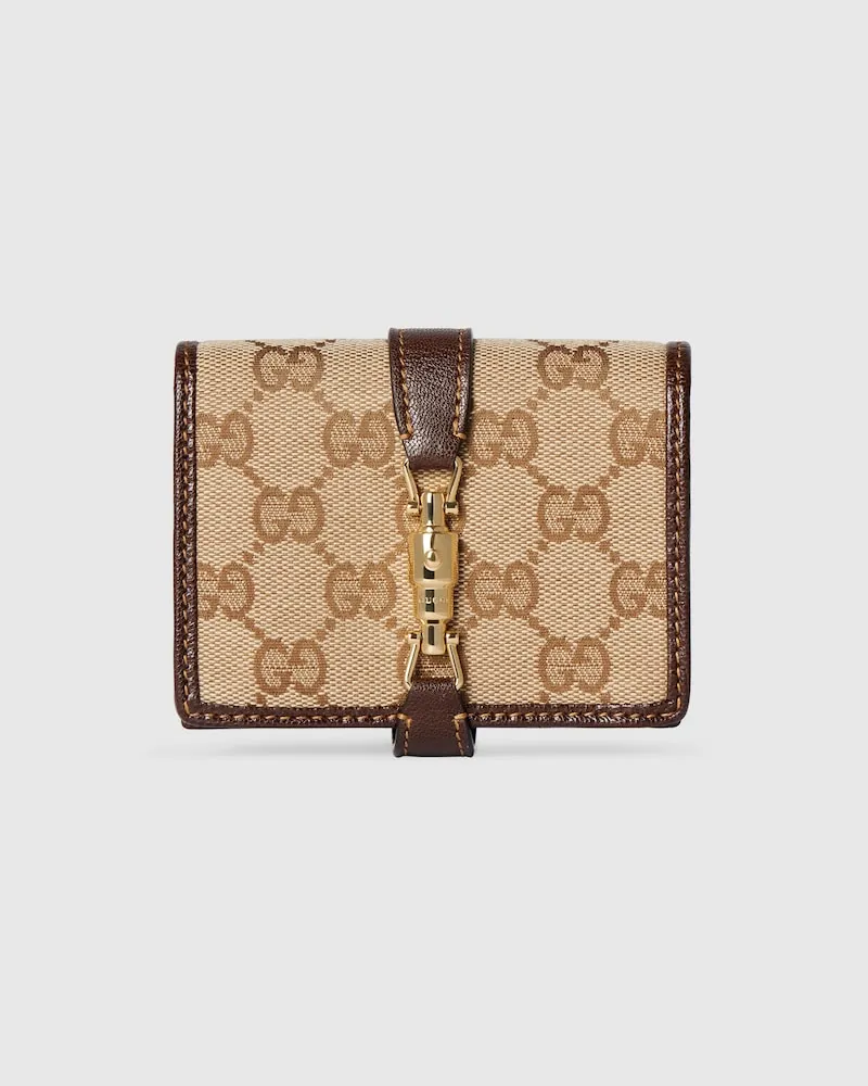 Gucci Mittelgroße Jackie Brieftasche Beige