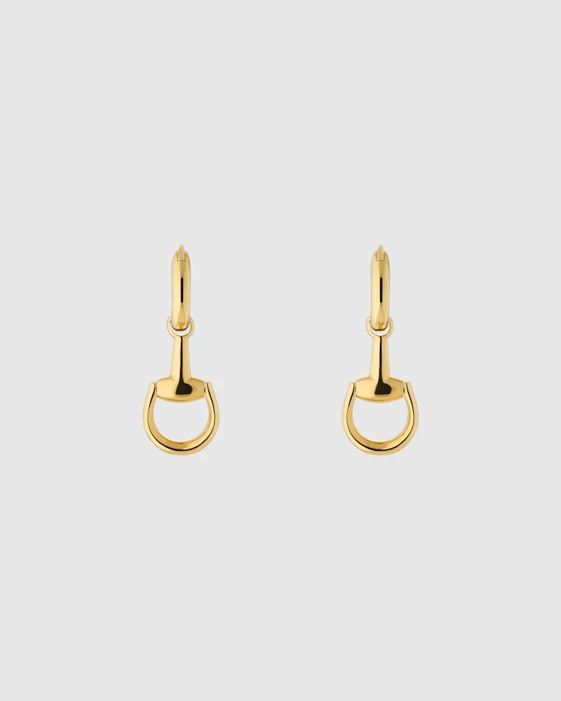 Gucci Horsebit Ohrringe 18k Gold Gold
