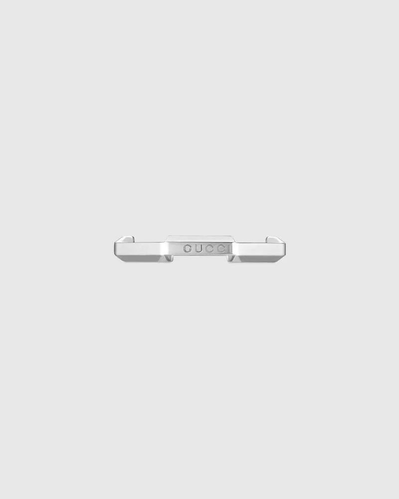Gucci Link To Love Ring Spiegel-Finish 18k Gold Weißgold
