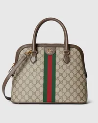 Gucci Mittelgroße Ophidia Henkeltasche Beige