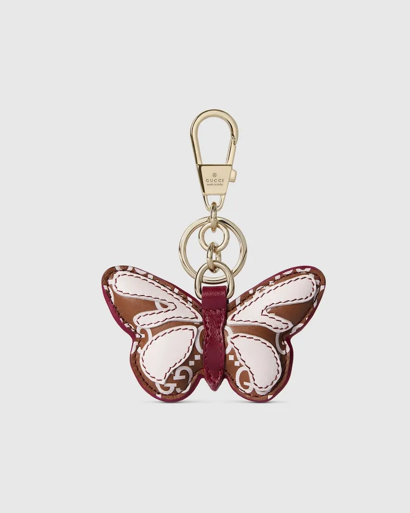 Gucci Schlüsselanhänger In Schmetterlingsform Pink