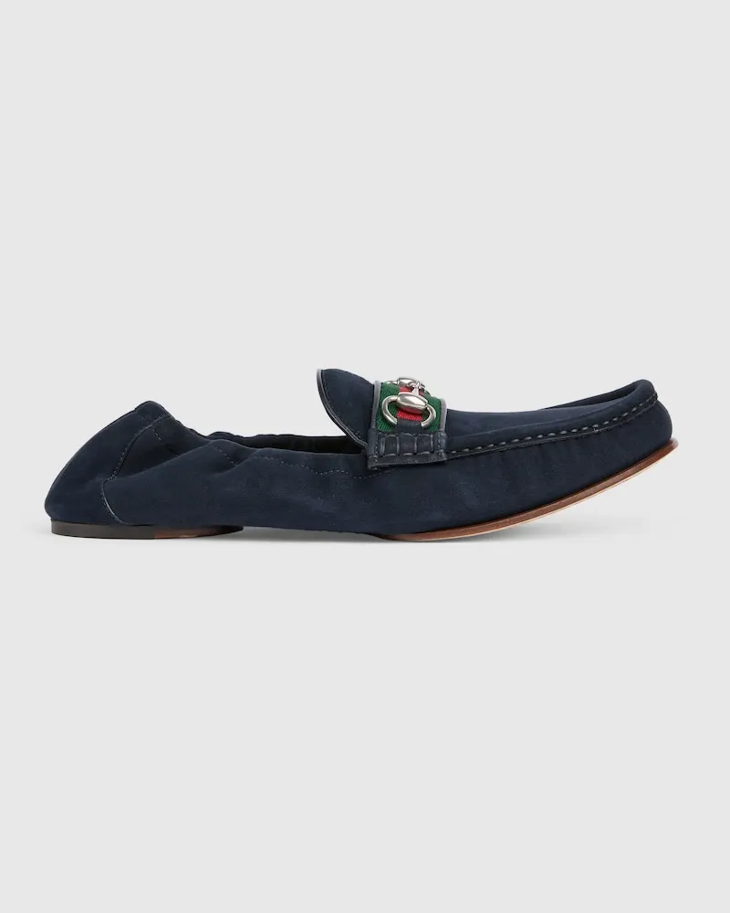Gucci Horsebit 1953 Herrenloafer, Größe Blau