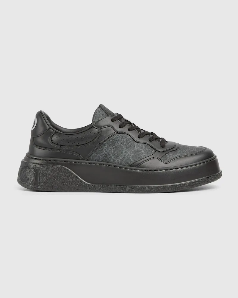 Gucci Klobiger Herrensneaker Mit GG, Größe Schwarz
