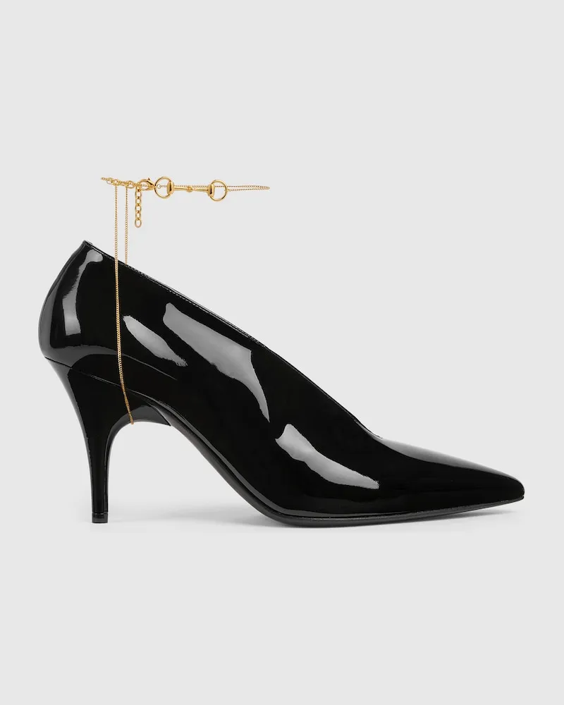 Gucci Damen-Mules Mit Absatz, Größe Schwarz