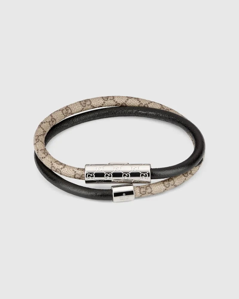 Gucci Doppeltes Armband Mit GG Detail, Größe Undefined