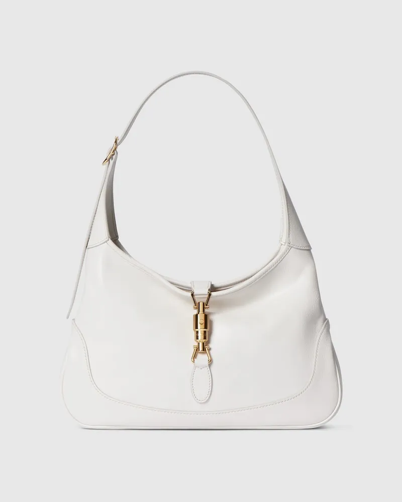 Gucci Mittelgroße Jackie 1961 Schultertasche Weiß