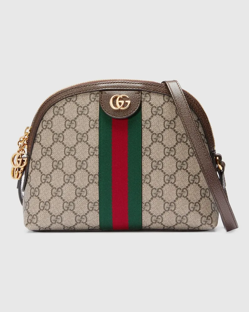 Gucci Kleine Ophidia Schultertasche Beige
