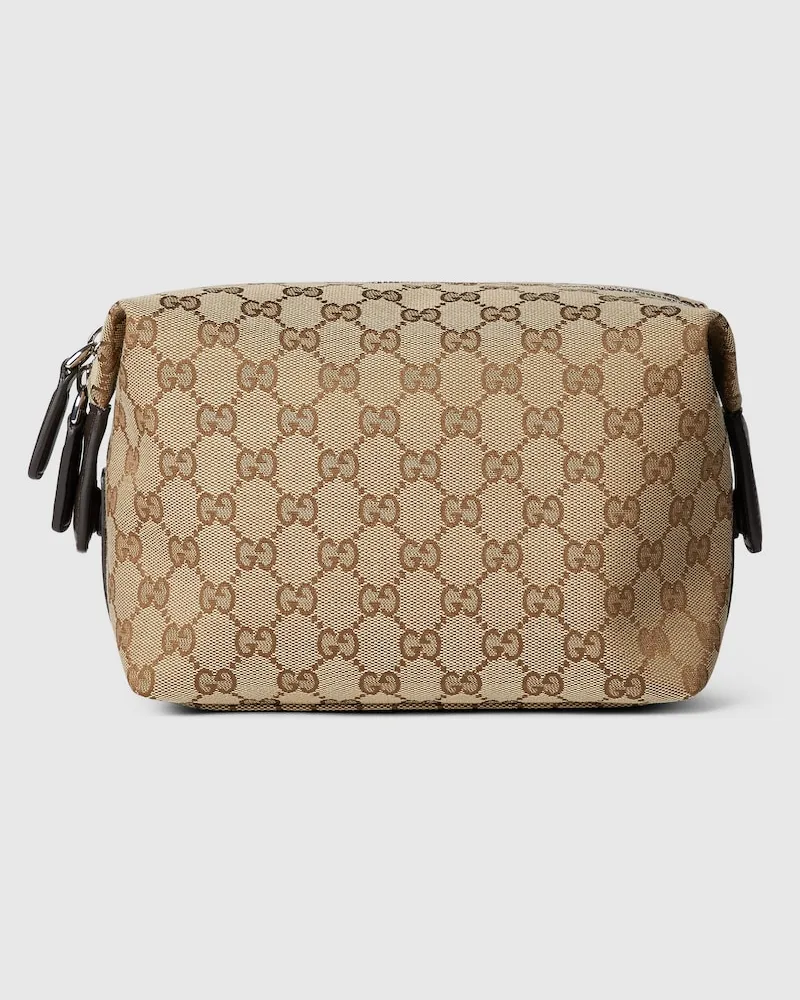 Gucci Kleines Kosmetiketui aus GG Canvas Beige