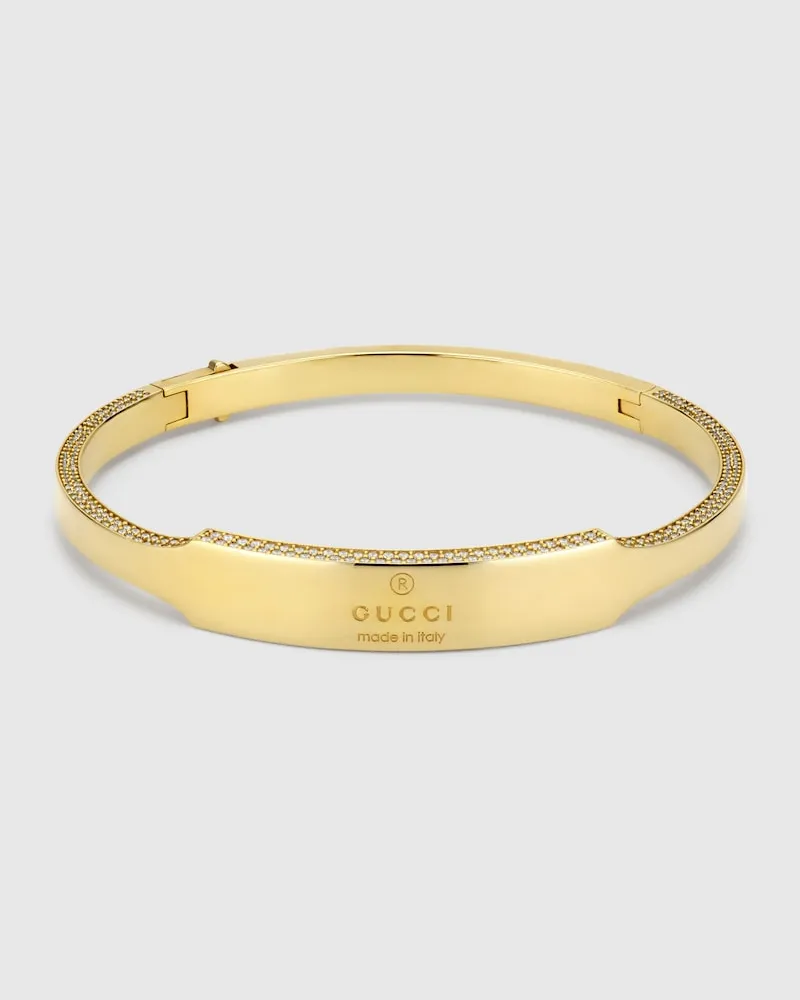Gucci Trademark Armreif mit Kristallen Undefined